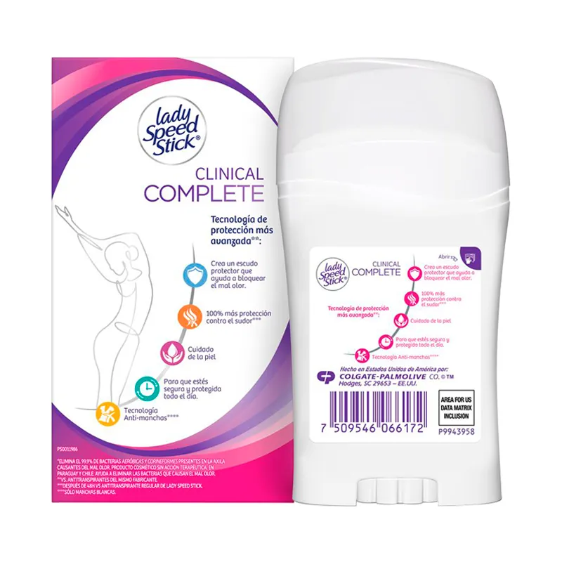 Image miniatura de Antitranspirante-en-Barra-Lady-Speed-Stick-Clinical-45-gr-44858.webp