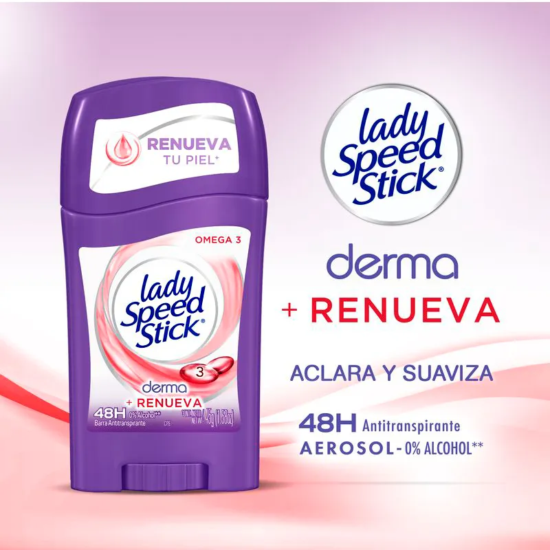 Image miniatura de Antitranspirante-en-Barra-Omega-3-Lady-Speed-Stick-45-gr-44889.webp