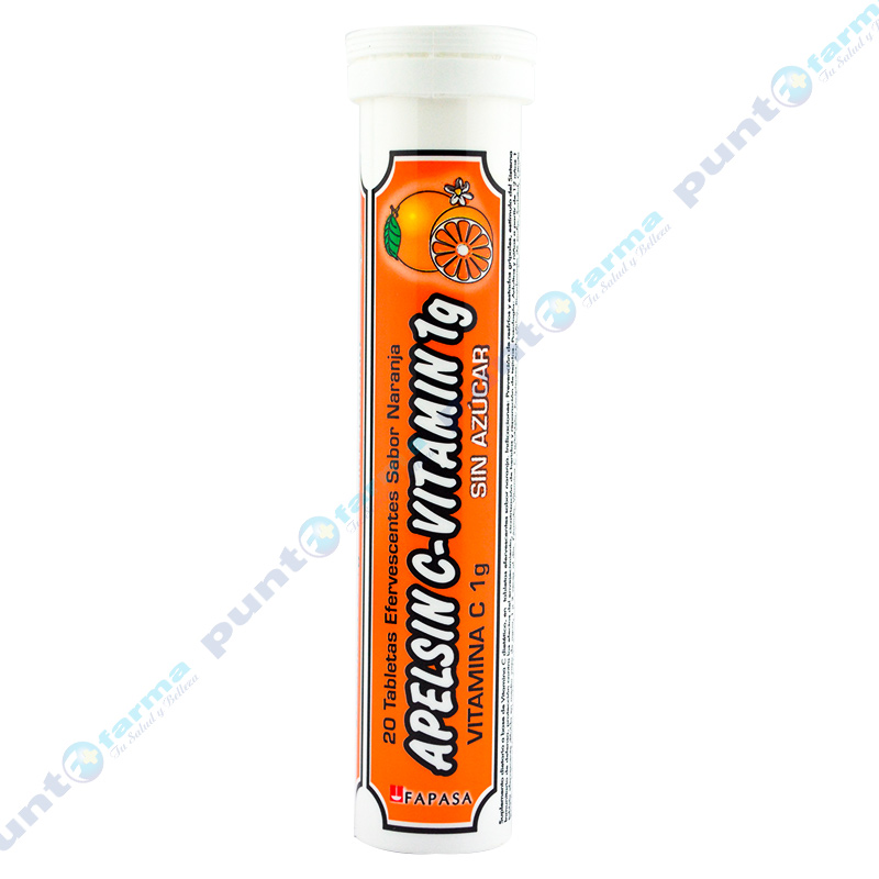 Punto Farma | Apelsin C Vitamina - Cont. 20 Tabletas Efervescentes