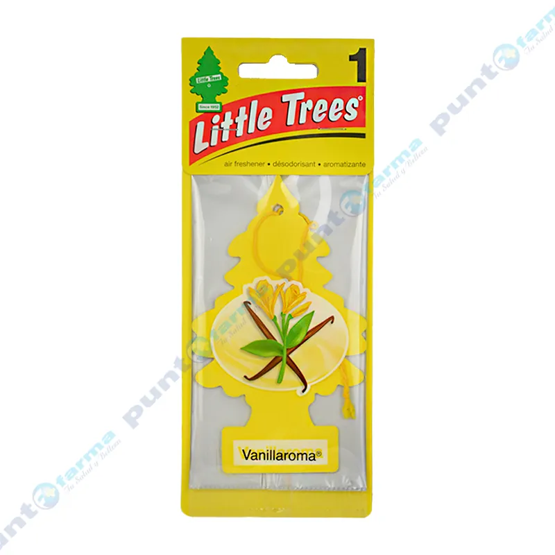 Aromatizante Vainillaroma Little Trees - Cont 1 unidad