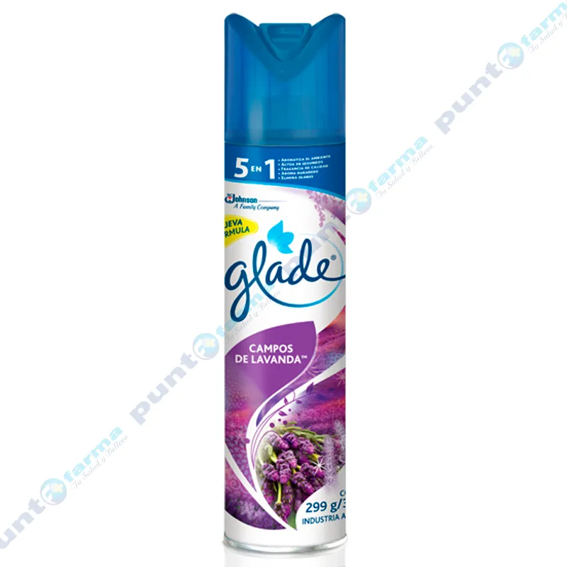 Aromatizante en Aerosol Campos de Lavanda Glade - Cont.360 mL