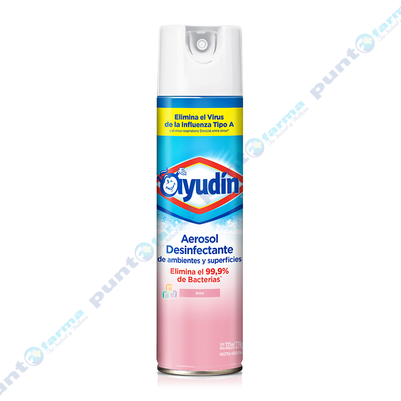 Quedateencasa Punto Farma Ayudin En Aerosol Desinfectante Bebe 332 Ml