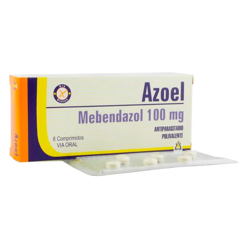 Image miniatura de Azoel-Mebendazol-100-mg-Caja-de-6-comprimidos-47563.webp