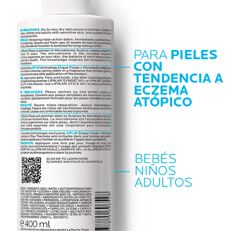 Image miniatura de Balsamo-Lipikar-La-Roche-Posay-400-mL-48802.webp