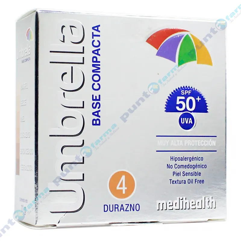 Base Compacta SPF 50+ Tono 4 Durazno Umbrella