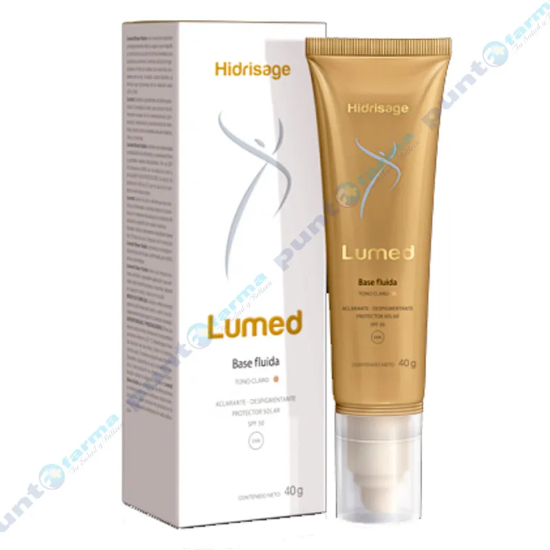 Image miniatura de Base-Fluida-Lumed-Tono-Claro-SPF-50-Hidrisage-40gr-29121.webp