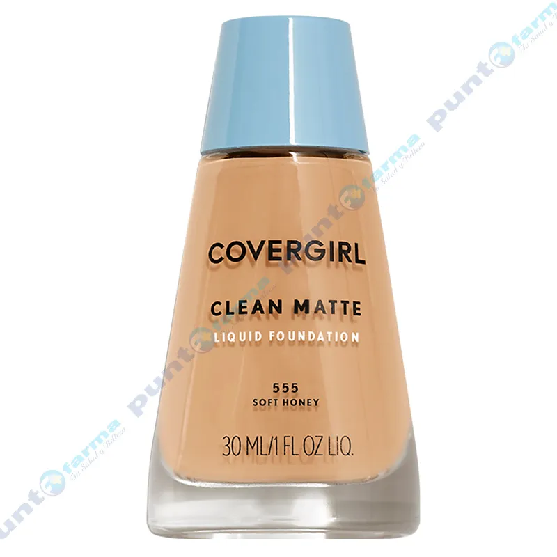 Base Líquida Clean Matte Soft Honey N°555 Covergirl