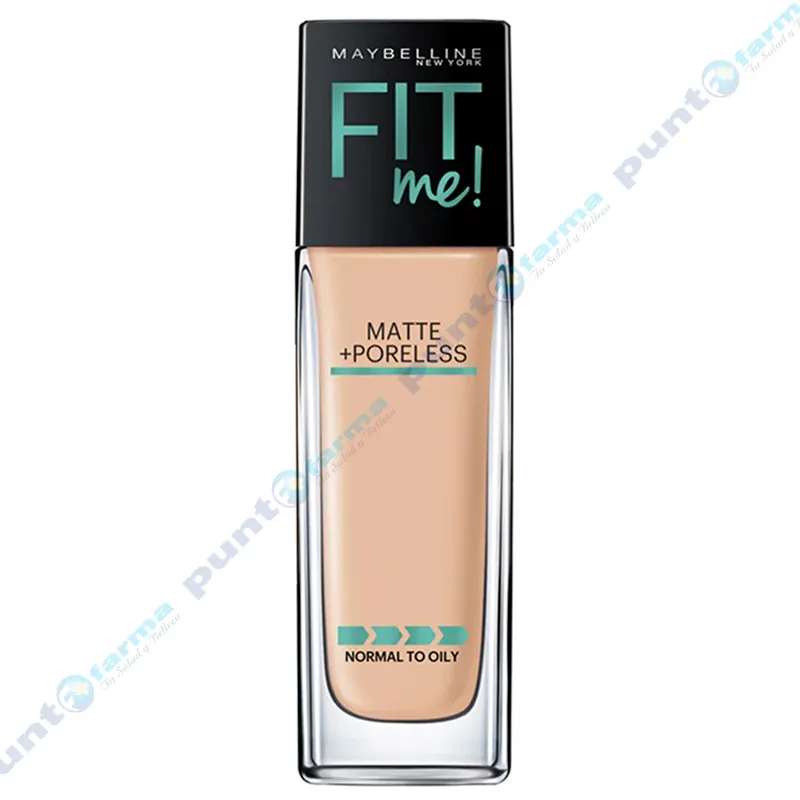 Base Maquillaje Maybelline Fit Me Matte+Pore 128 Warm