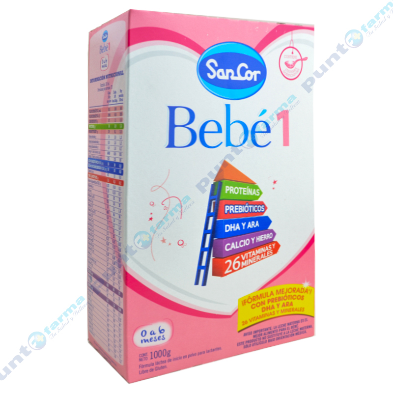 Quedateencasa Punto Farma Bebe 1 Sancor 0 A 6 Meses 1000 Gr