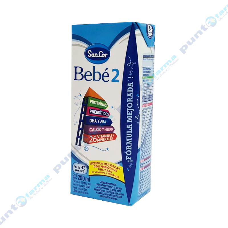 Quedateencasa Punto Farma Bebe 2 Sancor 6 A 12 Meses 0 Ml Quedateencasa Punto Farma Bebe 2 Sancor 6 A 12 Meses 0 Ml