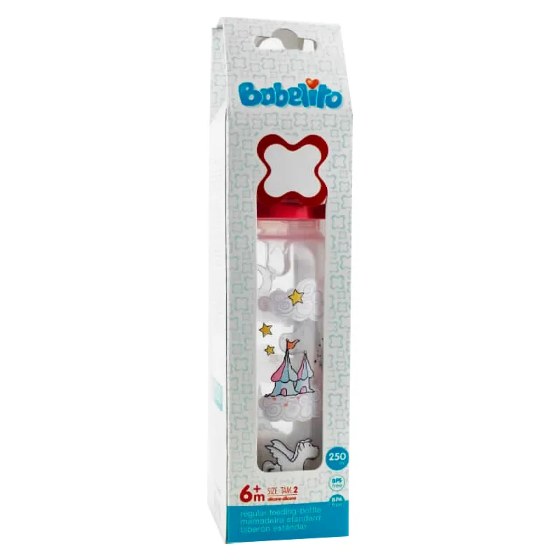 Biberón Tetina de Silicona N°2 Babelito - 250 mL