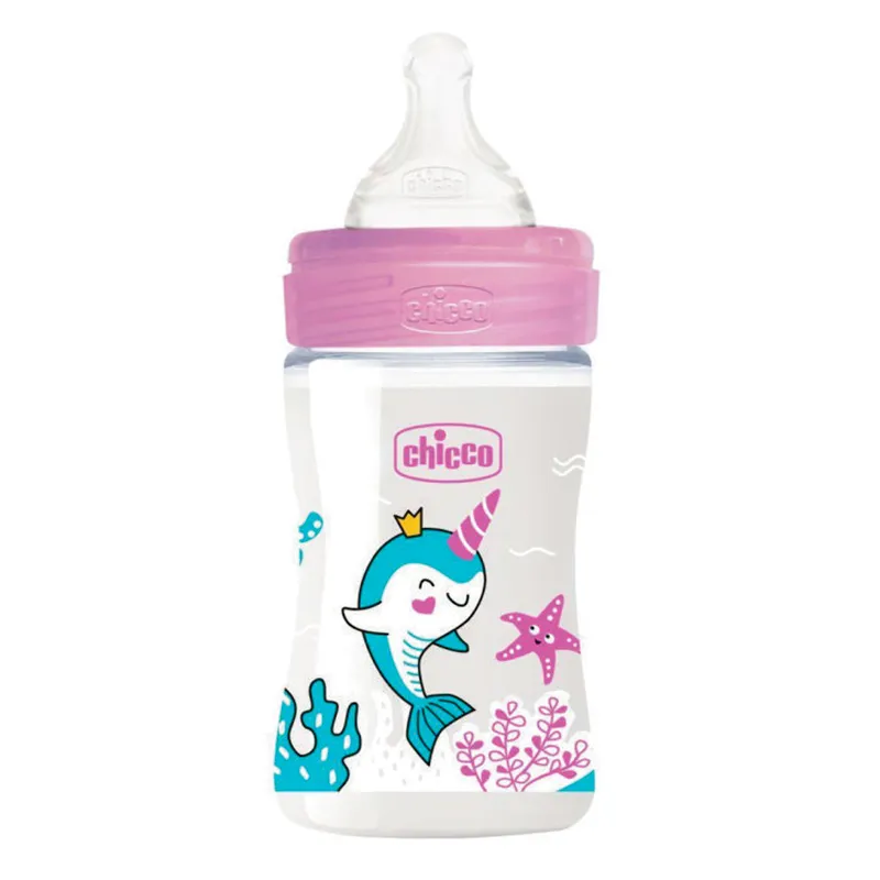 Biberon Well Being Pink 0M+ Chicco - Cont.150 mL