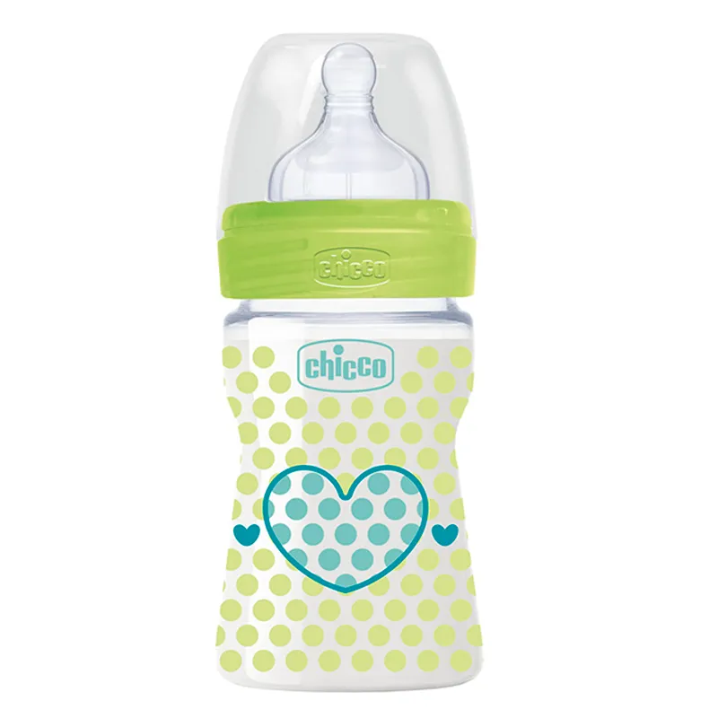 Biberón Well-Being Verde Chicco 0m+ - Cont.150mL