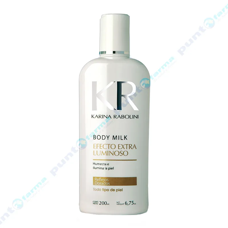 Body Milk Extra Luminoso Karina Rabolini - 200 mL