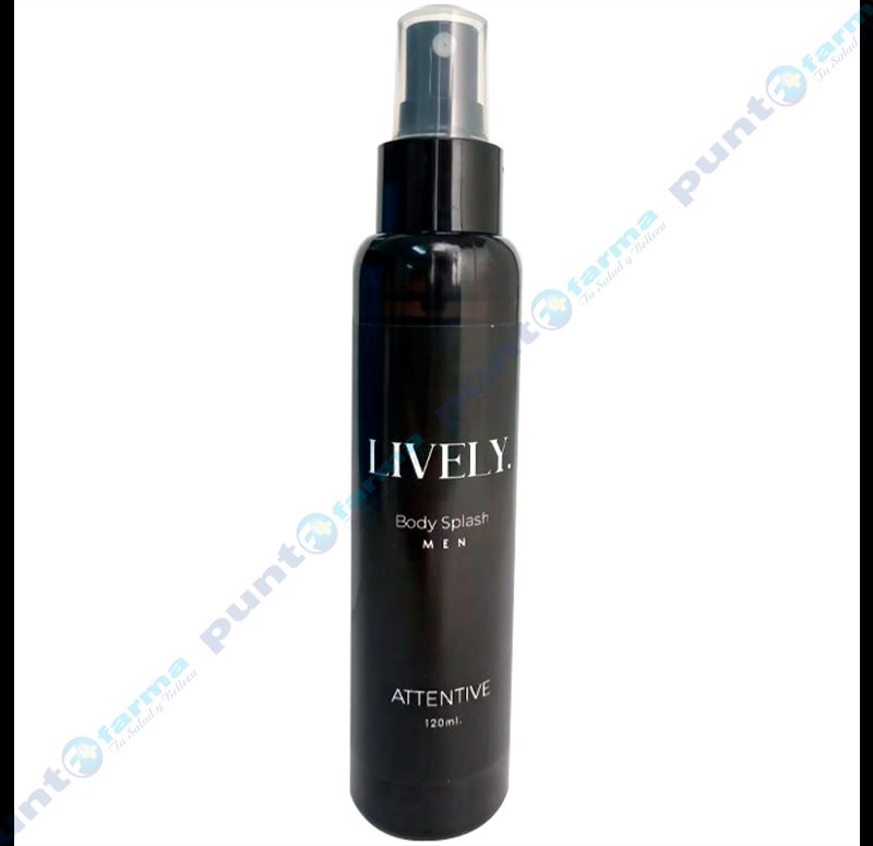 Body Splash Men Attentive Lively 120mL Punto Farma