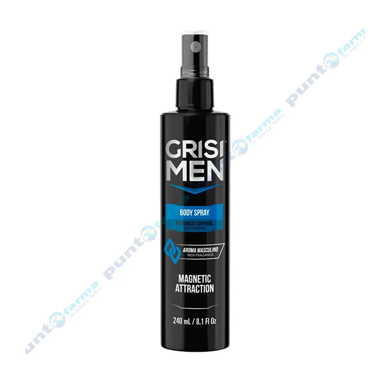 Body Spray Magnetic Attraction Grisi Men - 240 mL