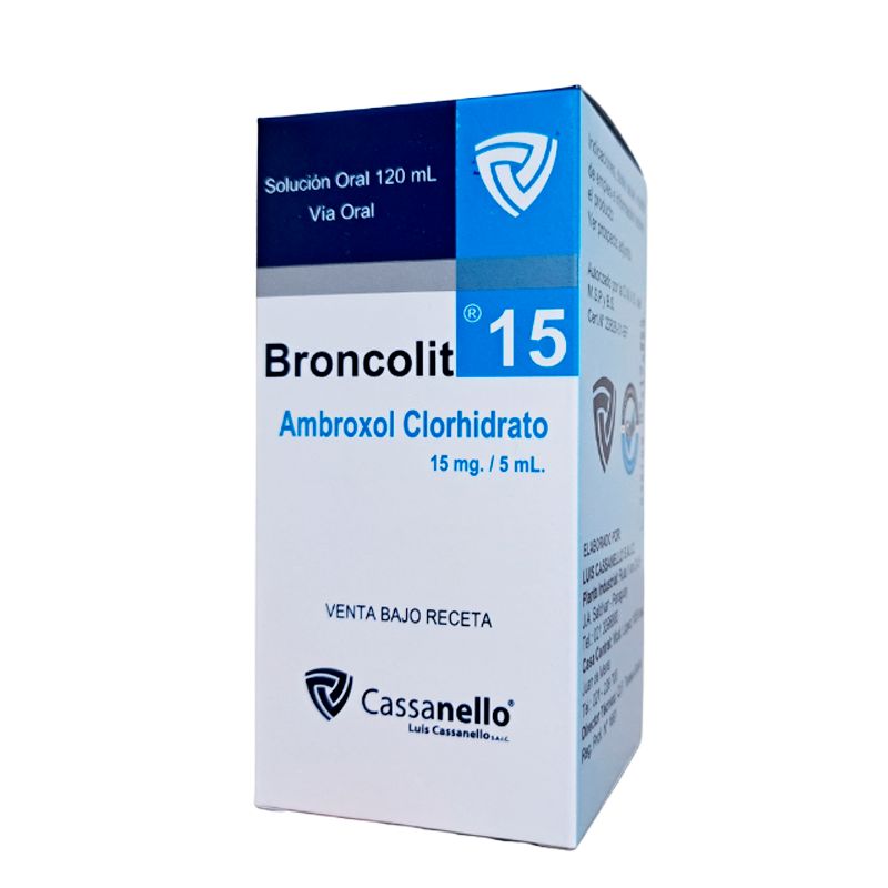 Broncolit 15 Ambroxol Clorhidrato 120ml Punto Farma