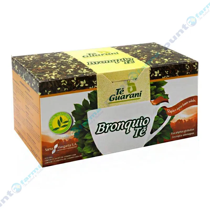 BronquioTé de Té Guaraní - Cont. 25 saquitos de 3g c/u