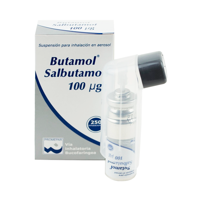 Butamol Salbutamol 100ug - Suspensión p/inhalación en aerosol | Punto Farma