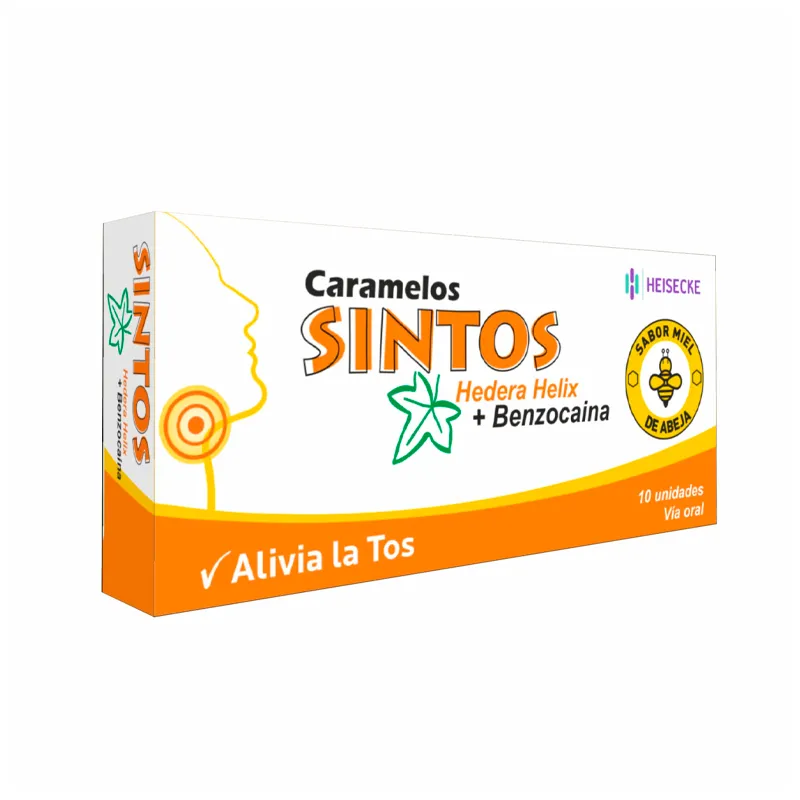 Caramelos Sabor a Miel Sin Tos Hedera Helix - Caja de 10 Unidades