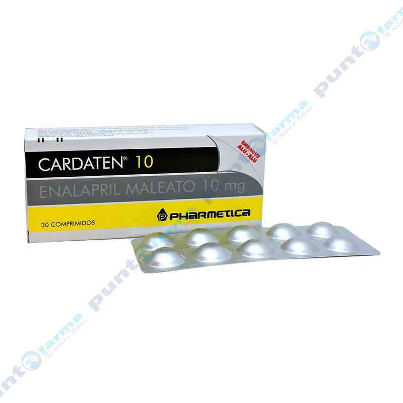 Cardaten 10 Enalapril Maleato 10 mg - 30 comprimidos