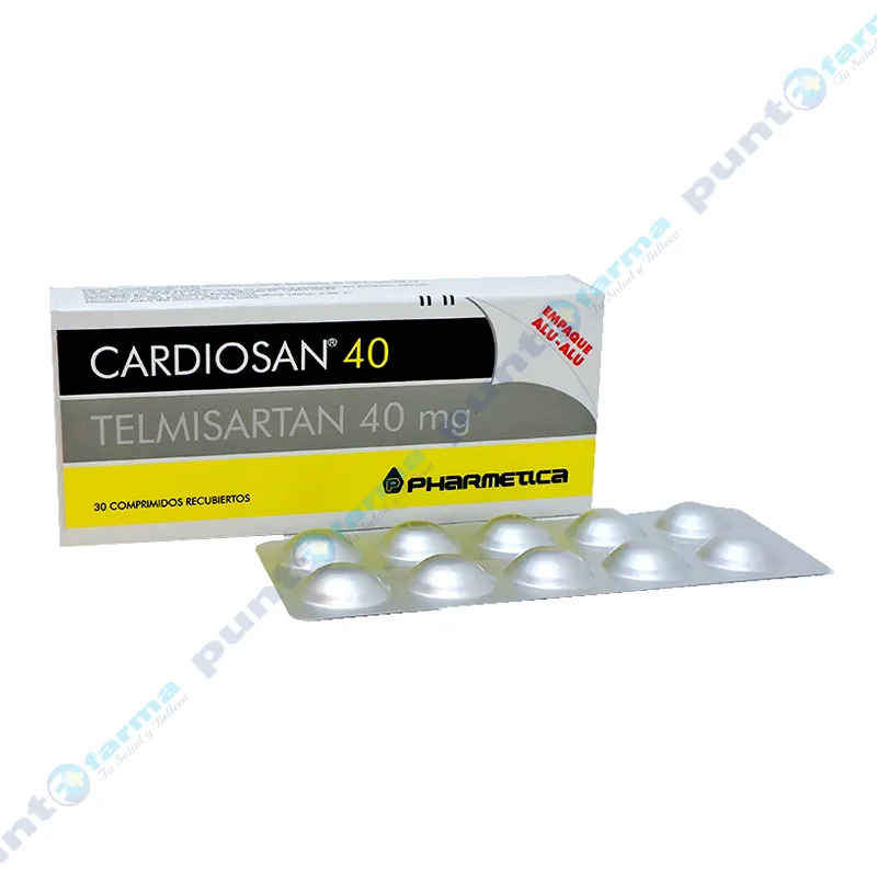 Cardiosan 40 - Telmisartan 40 mg - Caja 30 comprimidos recubiertos ...
