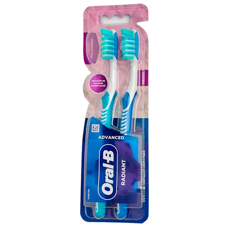 Comprar Cepillos Dentales Oral-B 3D White Radiant 2 Unidades