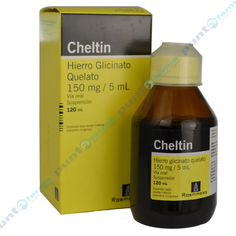 Cheltin Hierro Glicinato - Cont. 120 mL