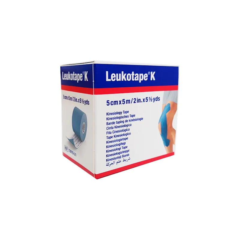 Cinta Kinesiologica Leukotape K Azul - 5cm x 5 m / 2 in