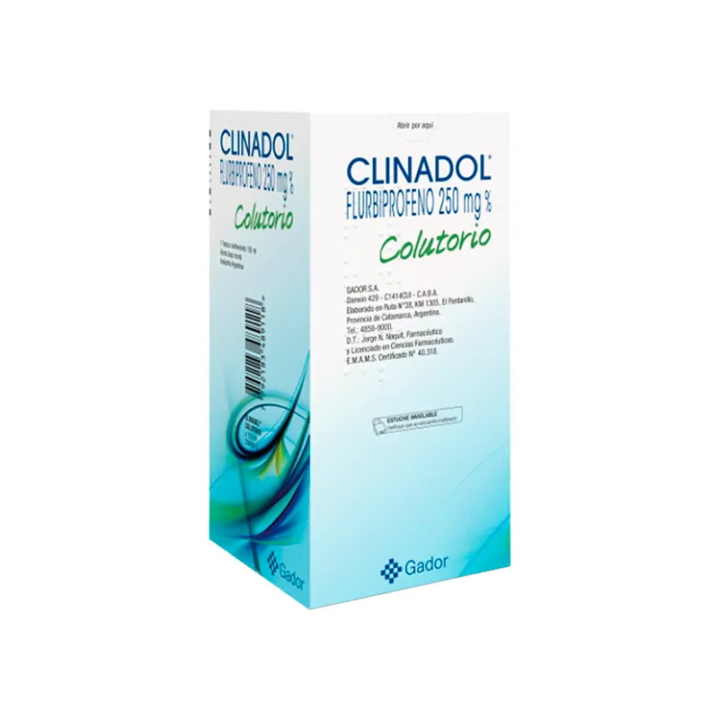 Clinadol Colutorio Flurbiprofeno 250 mg - 150 mL