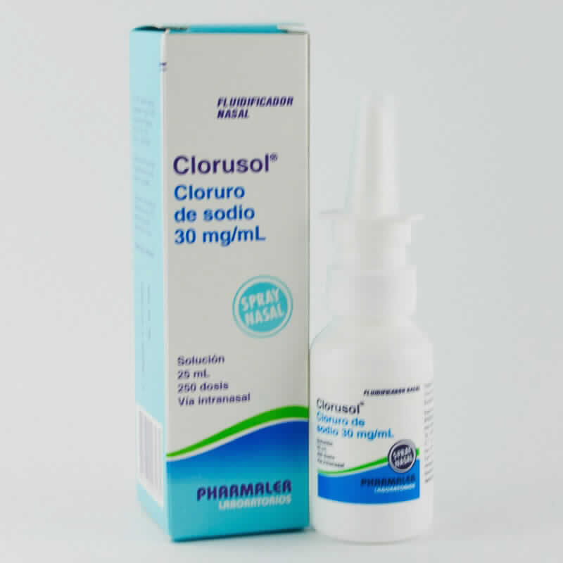 Punto Farma Clorusol Cloruro De Sodio 30mg Ml Solusion Intranasal 250 Dosis