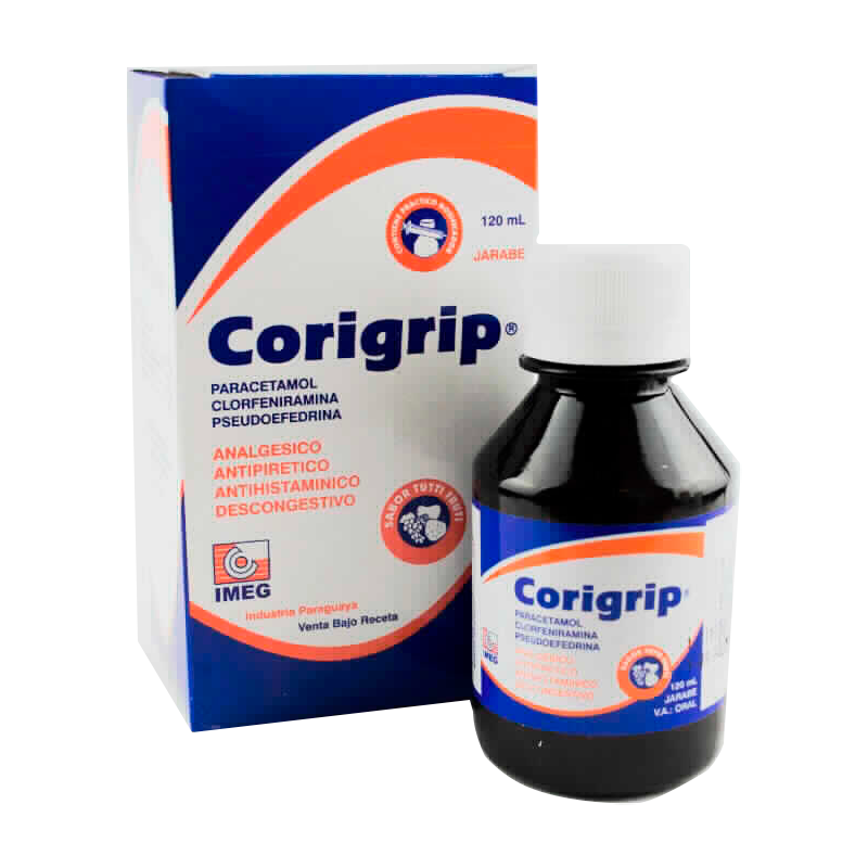 Corigrip Paracetamol Jarabe 120 mL Punto Farma