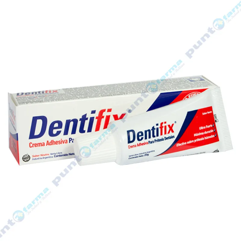 Crema Adhesiva para Prótesis Dentales Dentifix - 20g