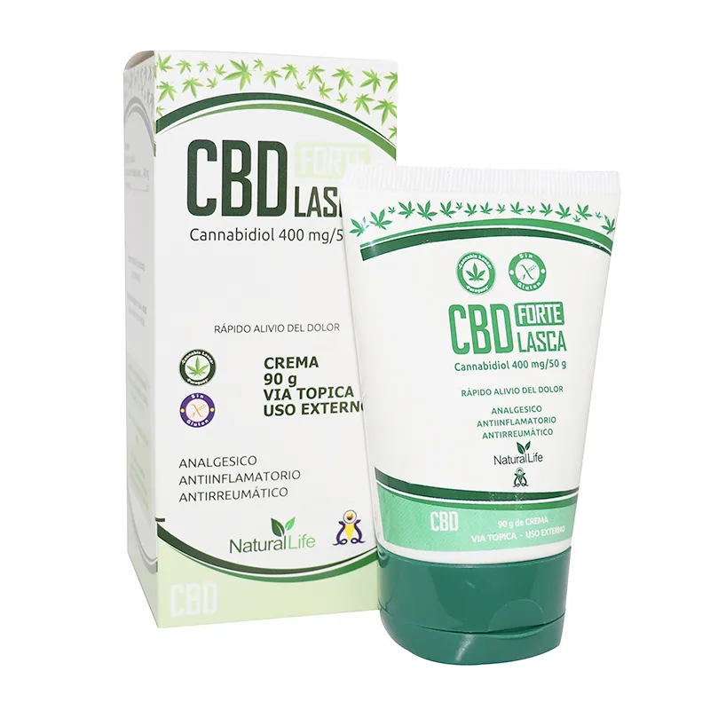 Crema CBD Cannabidol Forte Lasca - Pomo de 90 gr