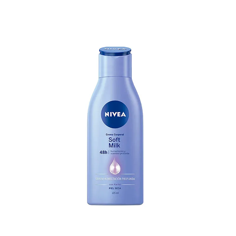 Crema Corporal Soft Milk Nivea - 125 mL