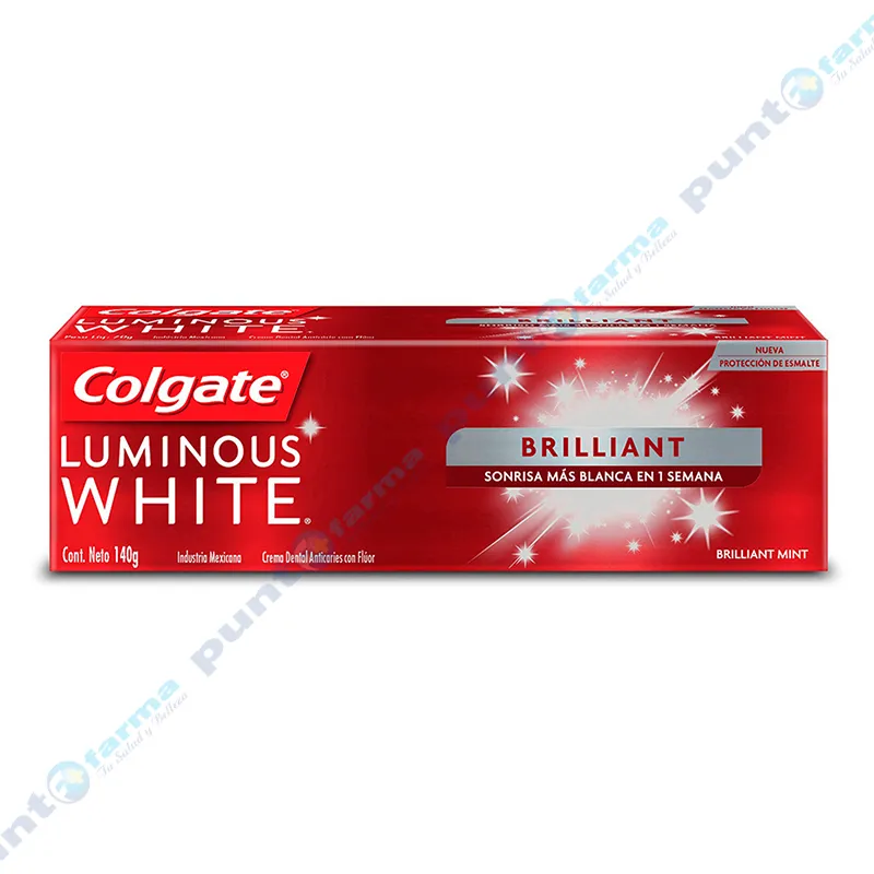 Crema Dental Colgate Luminous White Brillant  -  140 gr