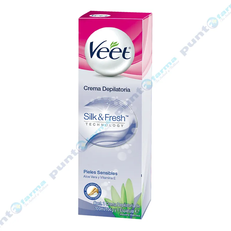 Crema Depilatoria Pieles sensibles Veet 100 mL Punto Farma