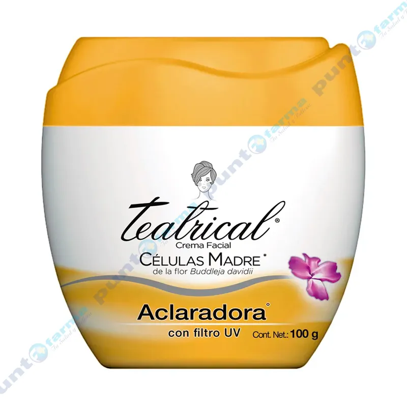 Crema Facial Aclaradora Teatrical® - Cont. Neto 100g