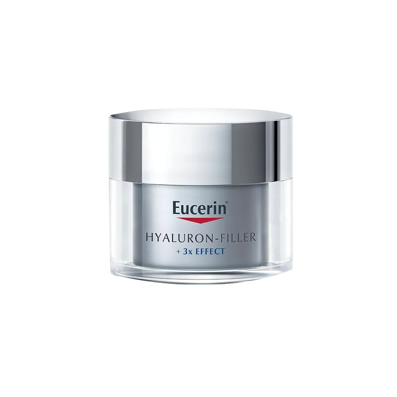 Crema Facial de Noche Hyaluron-Filler +3x Effect  Eucerin - 50 mL