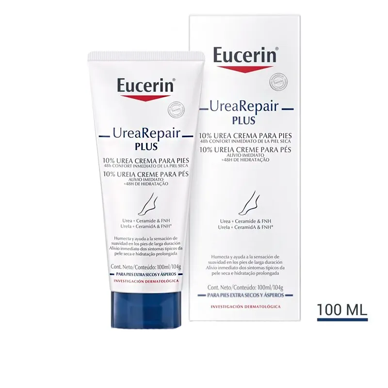 Crema Reparadora para Pies Urea 10% Eucerin - 100 mL