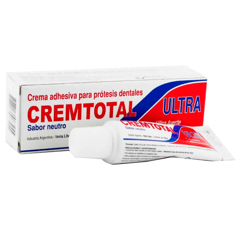 Crema Adhesiva para Prótesis Dentales Cremtotal Ultra - Cont.20g