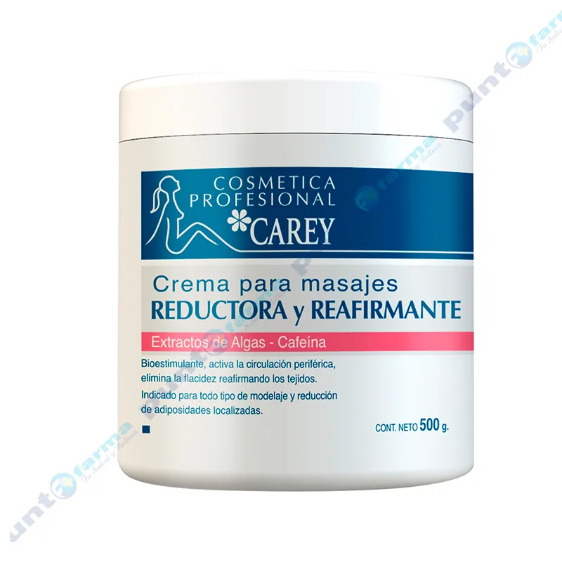 Crema para Masajes Reductora y Reafirmante Carey - 500 gr