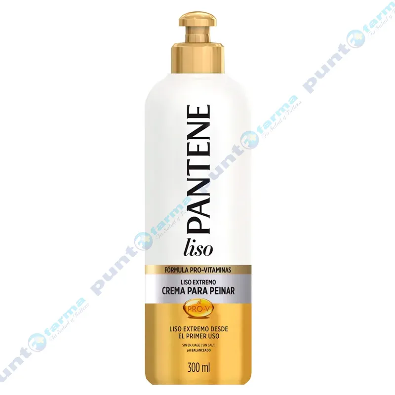 Crema para Peinar Liso Extremo Pantene Pro V - Cont.300 mL