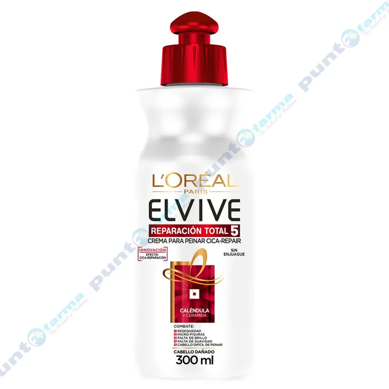 Crema para Peinar Reparación Total Elvive - 300 mL