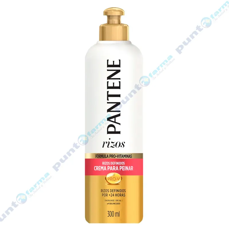 Crema para peinar Rizos definidos Pantene Pro V - Cont.300 mL