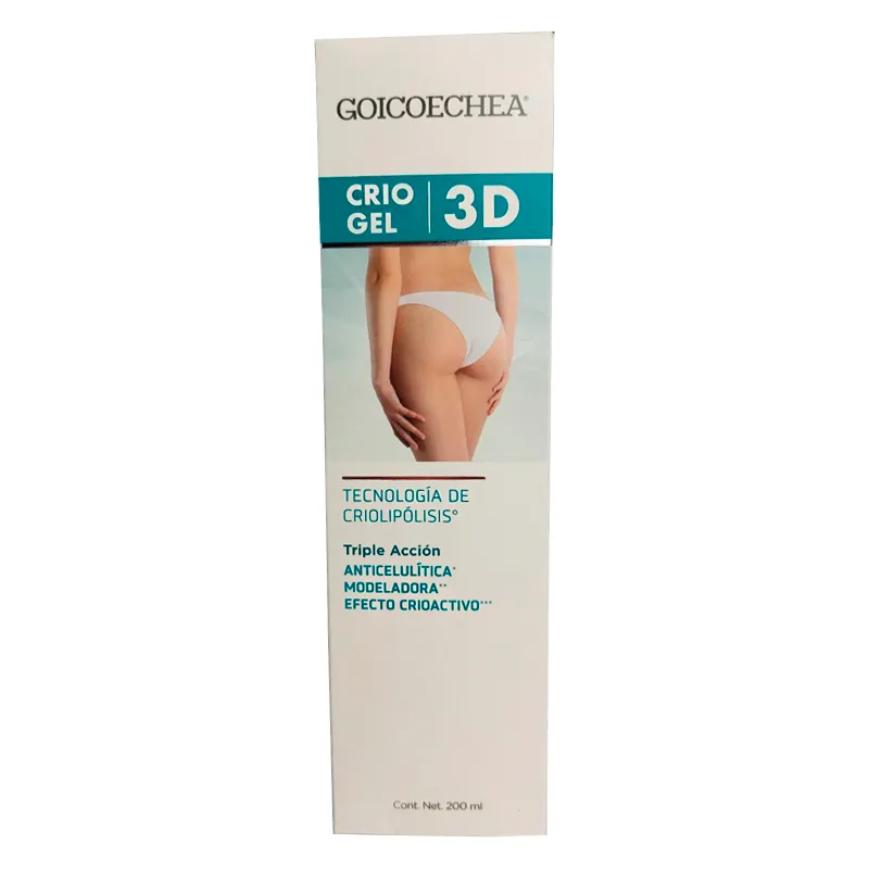 Crio Gel 3D Anticelulítico Goicochea - Pomo de 200 mL