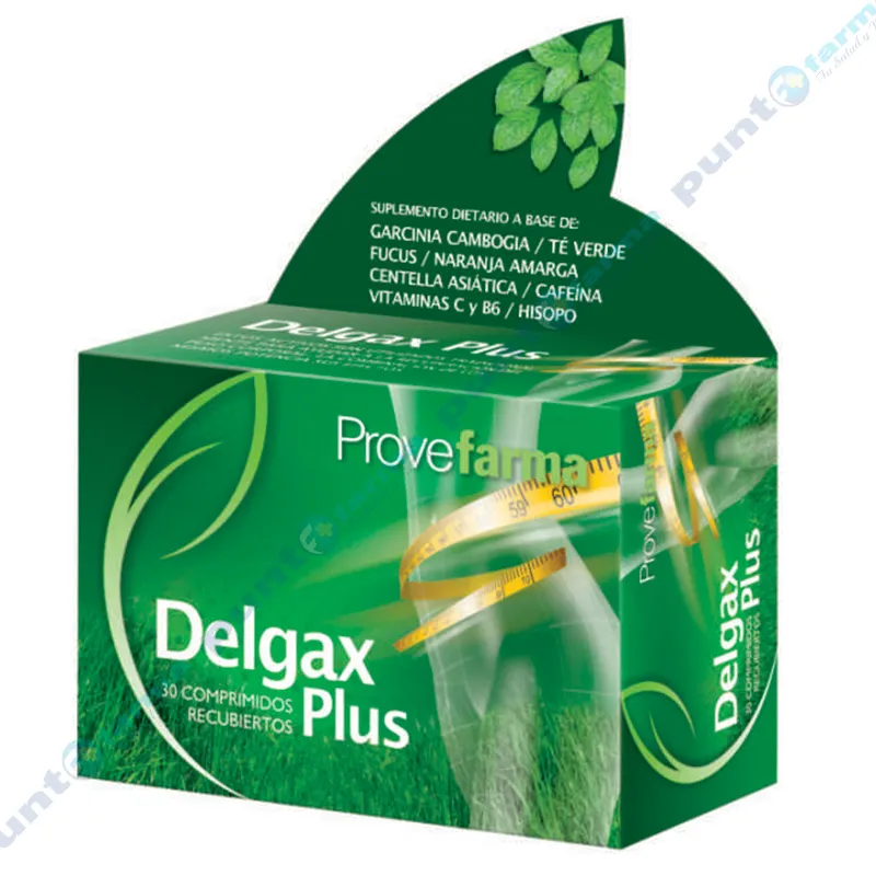 Delgax Plus - Cont. 30 comprimidos recubiertos