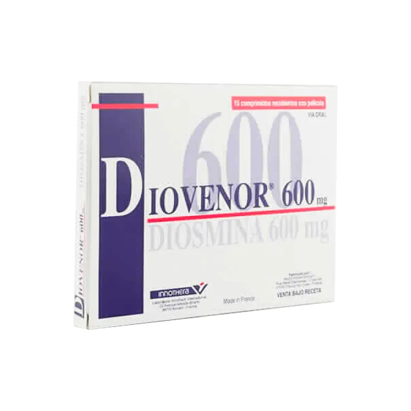 DIOVENOR®  600mg Diosmina 600 - Caja de 15 comprimidos