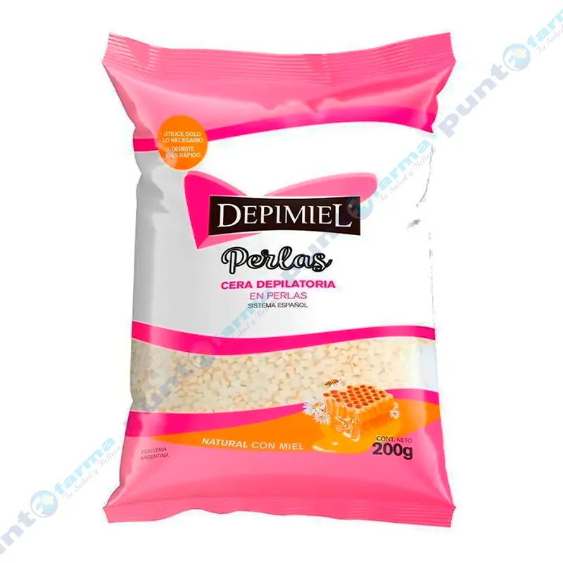 Depimiel Cera Natural Rosa Perlas - 200gr