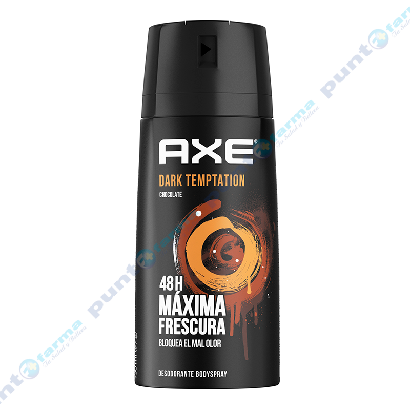 Desodorante Body Spray en Aerosol Dark Chocolate Axe 150 mL Punto Farma